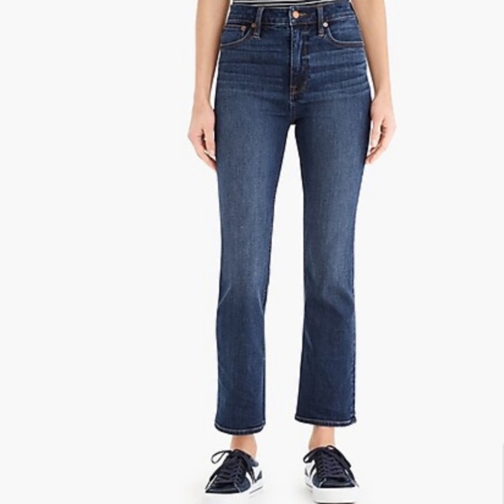 J. CREW Billie Demi Boot Crop Jeans, 27